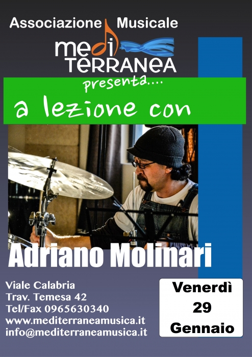 Adriano Molinari a Reggio Calabria